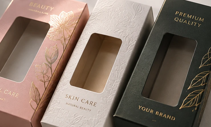 Printing and finishing options for window folding cartons